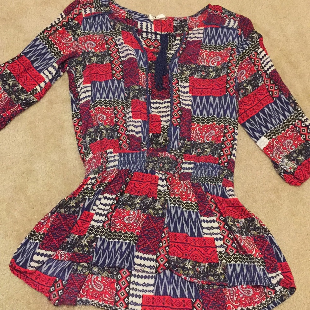 Multi colored blouse $5